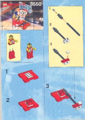 Istruzioni per la Costruzione - LEGO - 3550 - Jump & Shoot: Page 1