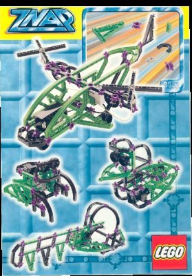 Istruzioni per la Costruzione - LEGO - 3552 - GREEN HELICOPTER W. MOTOR: Page 1