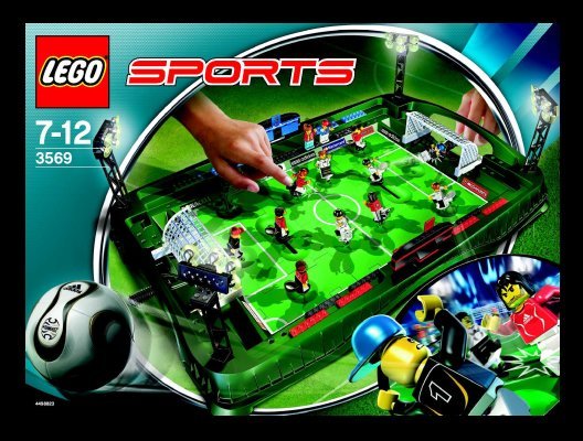 Istruzioni per la Costruzione - LEGO - 3569 - Table Top Soccer: Page 1