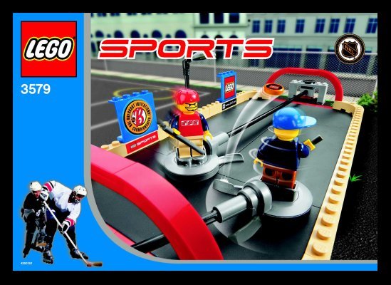 Istruzioni per la Costruzione - LEGO - 3579 - NHL Street Hockey: Page 1