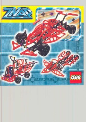 Istruzioni per la Costruzione - LEGO - 3581 - RED FORMULA 1 RACER W.STORAGE: Page 1