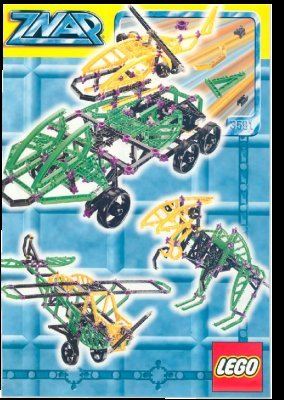 Istruzioni per la Costruzione - LEGO - 3591 - GREEN HELOCOPTER TRANSP.W.MOTO: Page 1