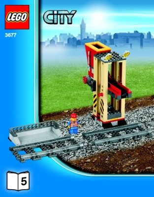 Istruzioni per la Costruzione - LEGO - 3677 - Red Cargo Train: Page 1