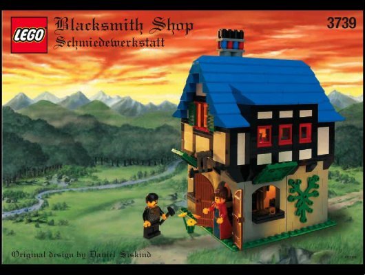 Istruzioni per la Costruzione - LEGO - 3739 - Blacksmith Shop: Page 1