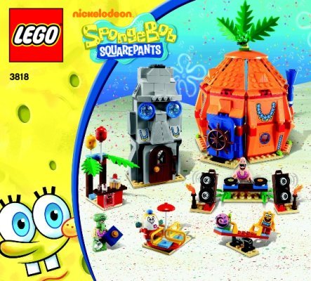 Istruzioni per la Costruzione - LEGO - 3818 - Bikini Bottom Undersea Party: Page 1