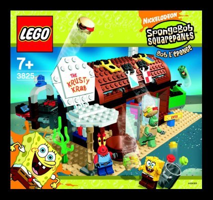 Istruzioni per la Costruzione - LEGO - 3825 - Krusty Krab: Page 1