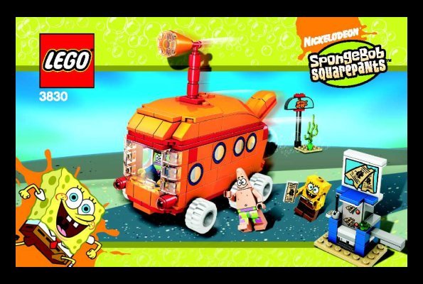 Istruzioni per la Costruzione - LEGO - 3830 - The Bikini Bottom Express: Page 1