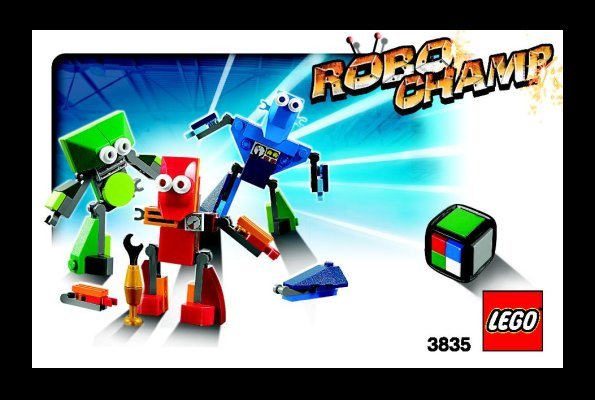 Istruzioni per la Costruzione - LEGO - 3835 - Robo Champ: Page 1