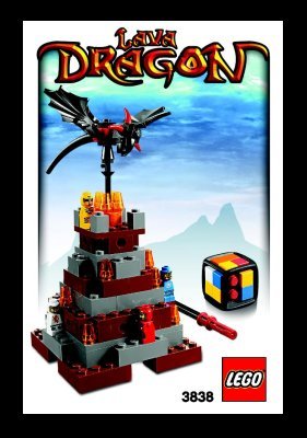 Istruzioni per la Costruzione - LEGO - 3838 - Lava Dragon: Page 1