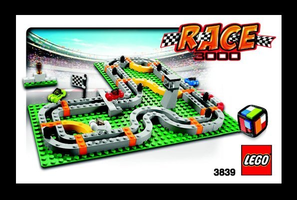 Istruzioni per la Costruzione - LEGO - 3839 - Race 3000: Page 1