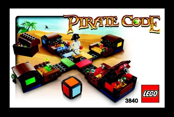 Istruzioni per la Costruzione - LEGO - 3840 - Pirate Code: Page 1