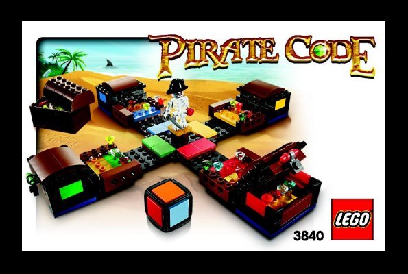 Istruzioni per la Costruzione - LEGO - 3840 - Pirate Code: Page 1