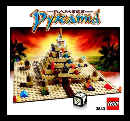 Istruzioni per la Costruzione - LEGO - 3843 - Ramses Pyramid: Page 1