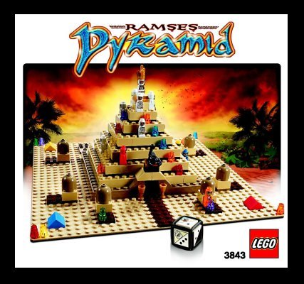 Istruzioni per la Costruzione - LEGO - 3843 - Ramses Pyramid: Page 1