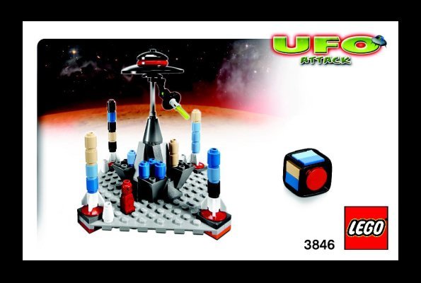 Istruzioni per la Costruzione - LEGO - 3846 - UFO Attack: Page 1