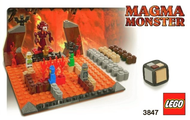 Istruzioni per la Costruzione - LEGO - 3847 - Magma Monster: Page 1