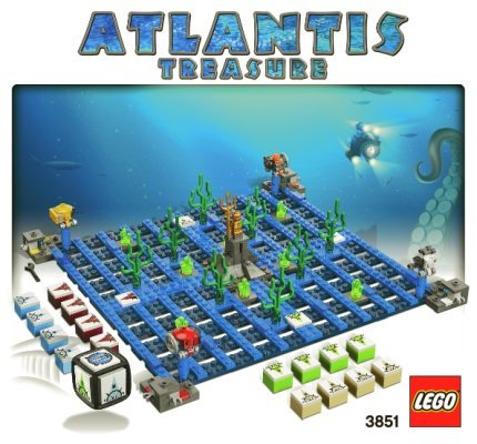 Istruzioni per la Costruzione - LEGO - 3851 - Atlantis Treasure: Page 1