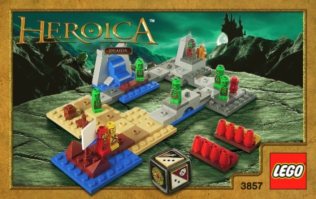 Istruzioni per la Costruzione - LEGO - 3857 - HEROICA Draida Bay: Page 1