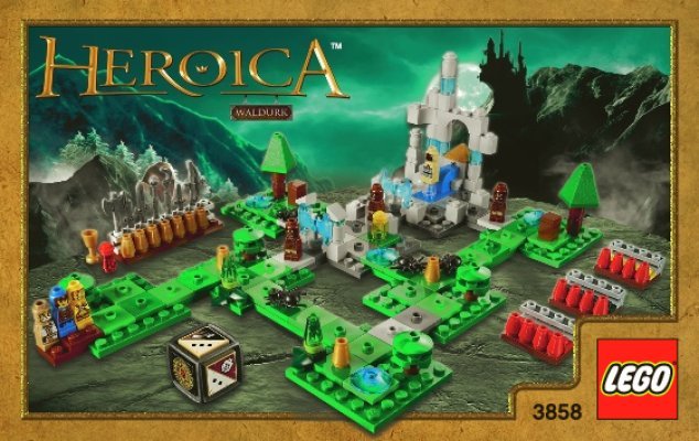 Istruzioni per la Costruzione - LEGO - 3858 - Heroica Waldurk Forest: Page 1