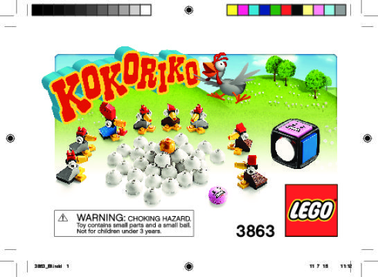 Istruzioni per la Costruzione - LEGO - 3863 - Kokoriko: Page 1