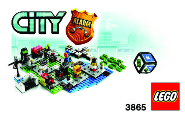 Istruzioni per la Costruzione - LEGO - 3865 - CITY Alarm: Page 1