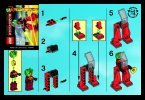 Istruzioni per la Costruzione - LEGO - 3870 - Red Walker: Page 1