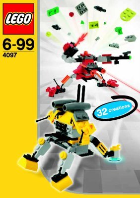 Istruzioni per la Costruzione - LEGO - 4048 - Mech Lab: Page 1