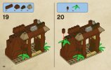 Istruzioni per la Costruzione - LEGO - 4182 - The Cannibal Escape: Page 40