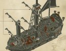 Istruzioni per la Costruzione - LEGO - 4184 - The Black Pearl: Page 61