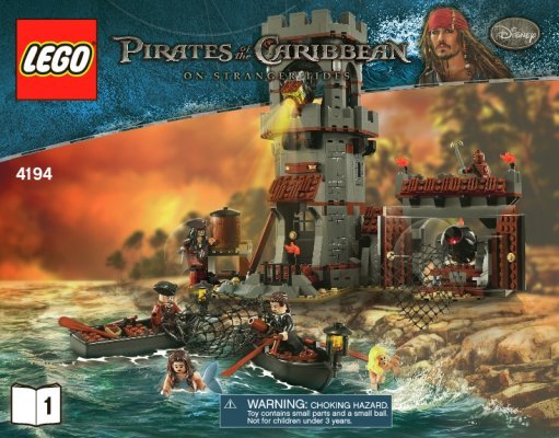 Istruzioni per la Costruzione - LEGO - 4194 - Whitecap Bay: Page 1