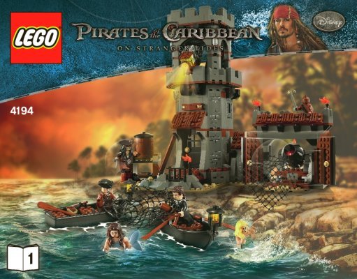 Istruzioni per la Costruzione - LEGO - 4194 - Whitecap Bay: Page 1