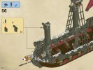 Istruzioni per la Costruzione - LEGO - 4195 - Queen Anne's Revenge: Page 56