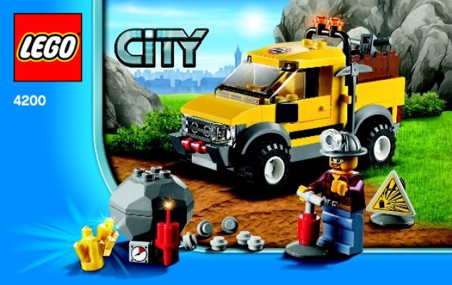 Istruzioni per la Costruzione - LEGO - 4200 - Mining 4x4: Page 1