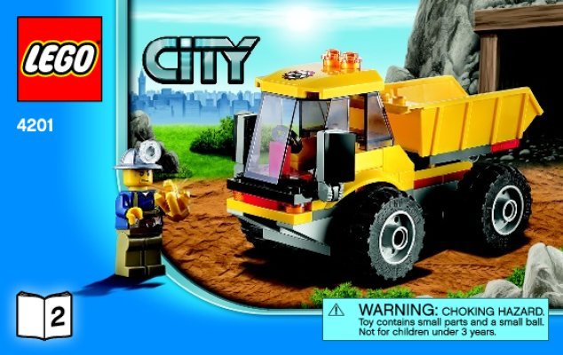 Istruzioni per la Costruzione - LEGO - City - 4201 - Ruspa e autoribaltabile: Page 1