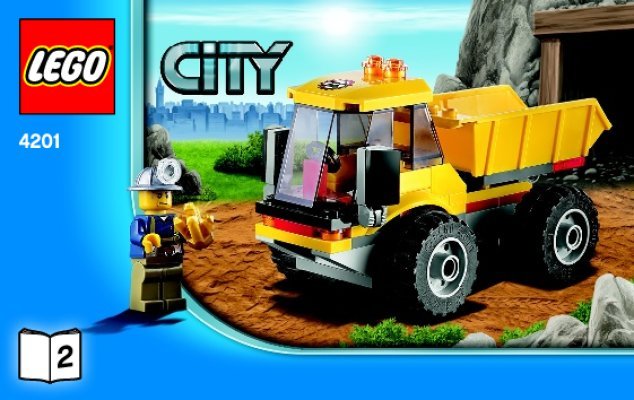 Istruzioni per la Costruzione - LEGO - City - 4201 - Ruspa e autoribaltabile: Page 1