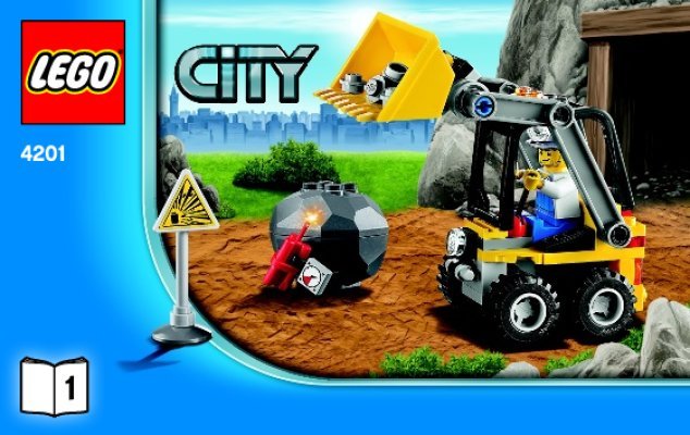 Istruzioni per la Costruzione - LEGO - City - 4201 - Ruspa e autoribaltabile: Page 1