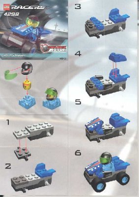 Istruzioni per la Costruzione - LEGO - 4298 - BLUE POWER: Page 1