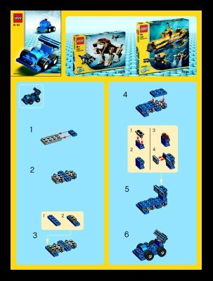 Istruzioni per la Costruzione - LEGO - 4347 - Vehicles: Page 1