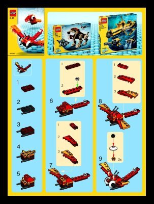 Istruzioni per la Costruzione - LEGO - 4349 - Creatures: Page 1