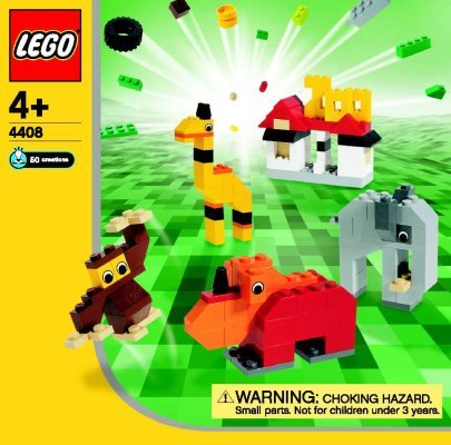 Istruzioni per la Costruzione - LEGO - 4408 - Animals: Page 1