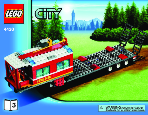 Istruzioni per la Costruzione - LEGO - 4430 - Fire Transporter: Page 1