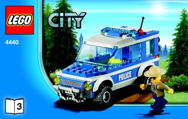 Istruzioni per la Costruzione - LEGO - 4440 - Forest Police Station: Page 1