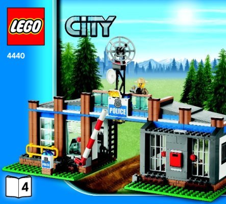 Istruzioni per la Costruzione - LEGO - 4440 - Forest Police Station: Page 1