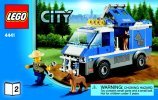 Istruzioni per la Costruzione - LEGO - 4441 - Police Dog Van: Page 1