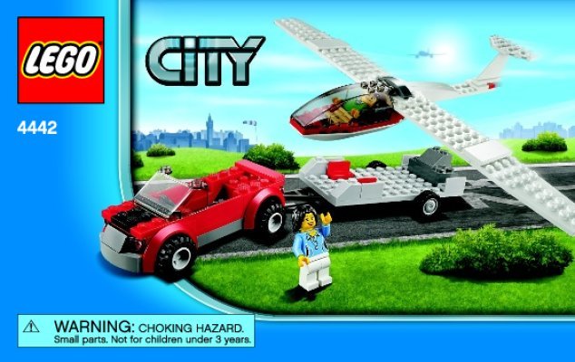 Istruzioni per la Costruzione - LEGO - 4442 - Glider: Page 1