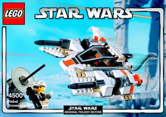 Istruzioni per la Costruzione - LEGO - 4500 - Rebel Snowspeeder™: Page 1