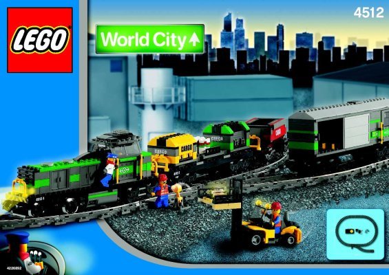 Istruzioni per la Costruzione - LEGO - 4512 - Cargo Train: Page 1