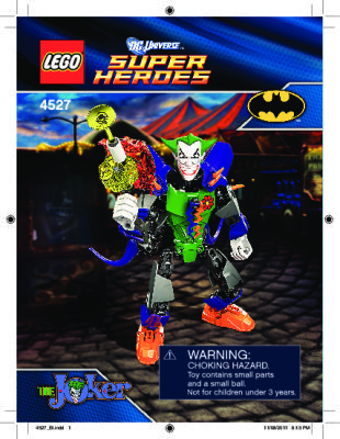 Istruzioni per la Costruzione - LEGO - 4527 - The Joker: Page 1