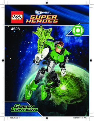 Istruzioni per la Costruzione - LEGO - 4528 - Green Lantern: Page 1