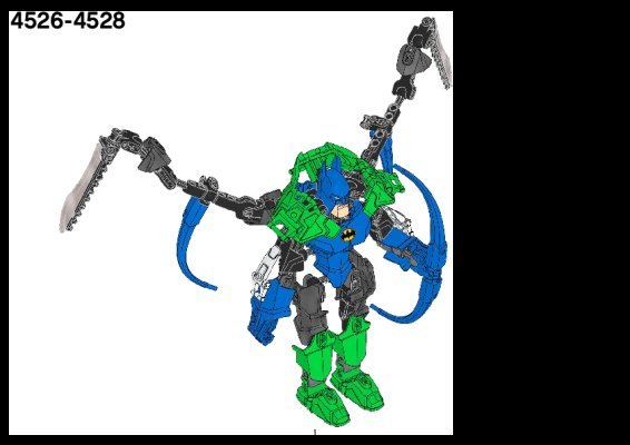 Istruzioni per la Costruzione - LEGO - 4528 - Green Lantern: Page 1